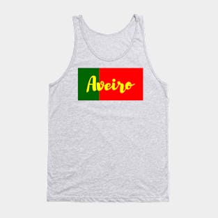 Aveiro City in Portuguese Flag Colors Tank Top